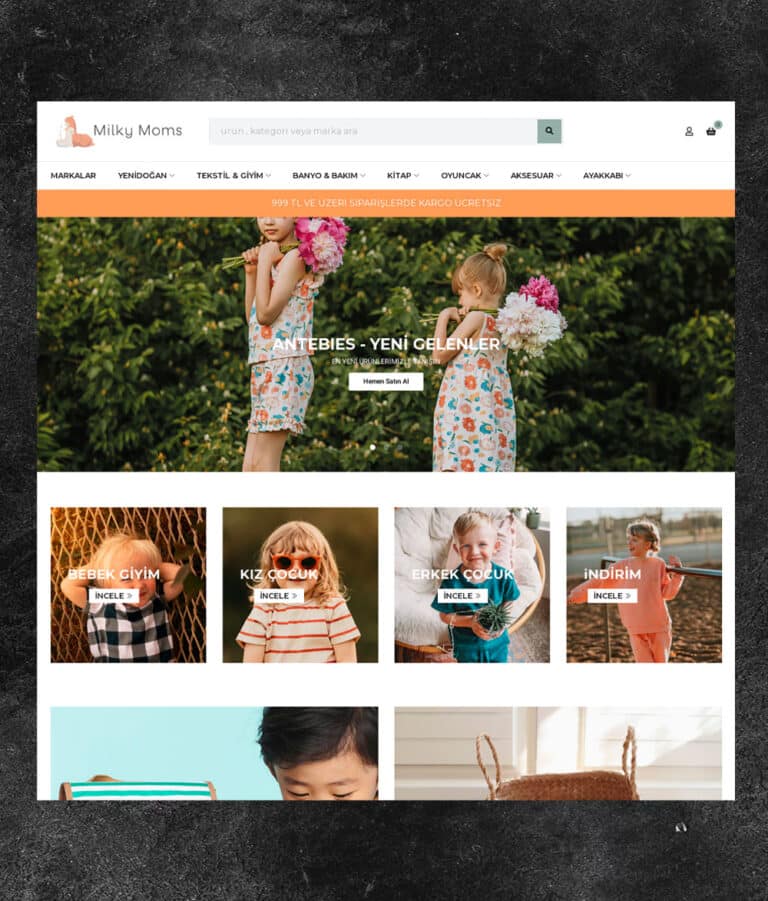 Milky Moms Web Design