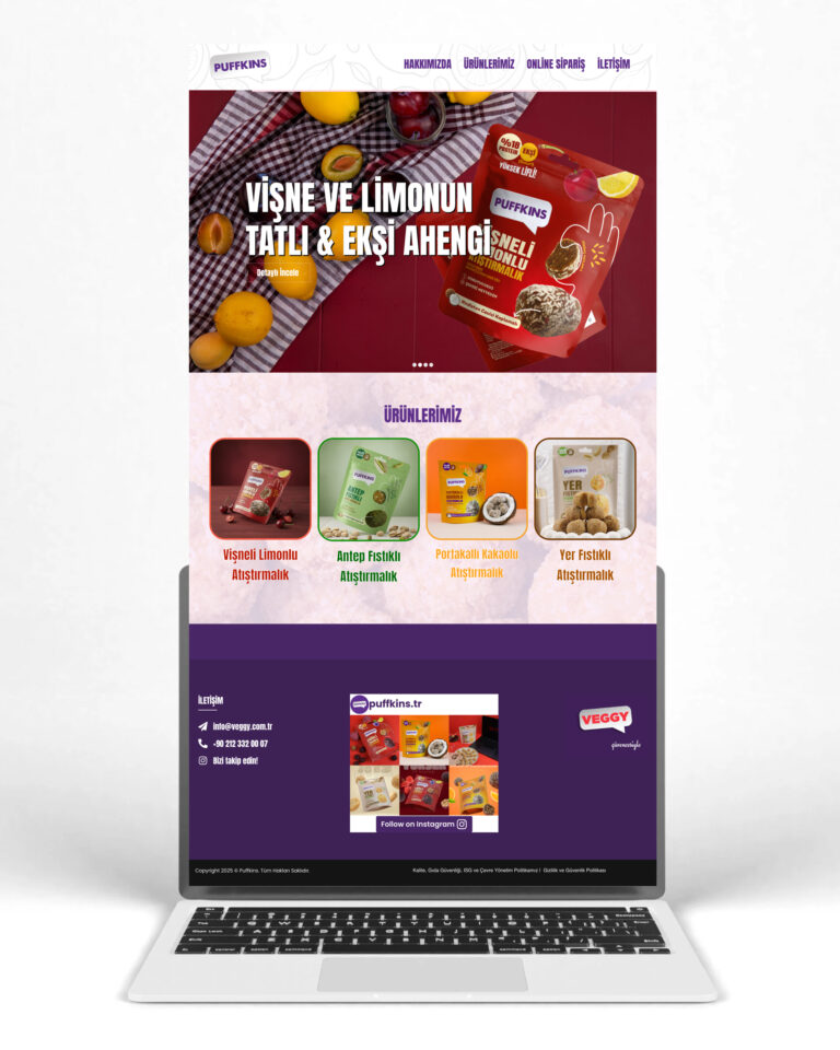 Puffkins Website Tasarım