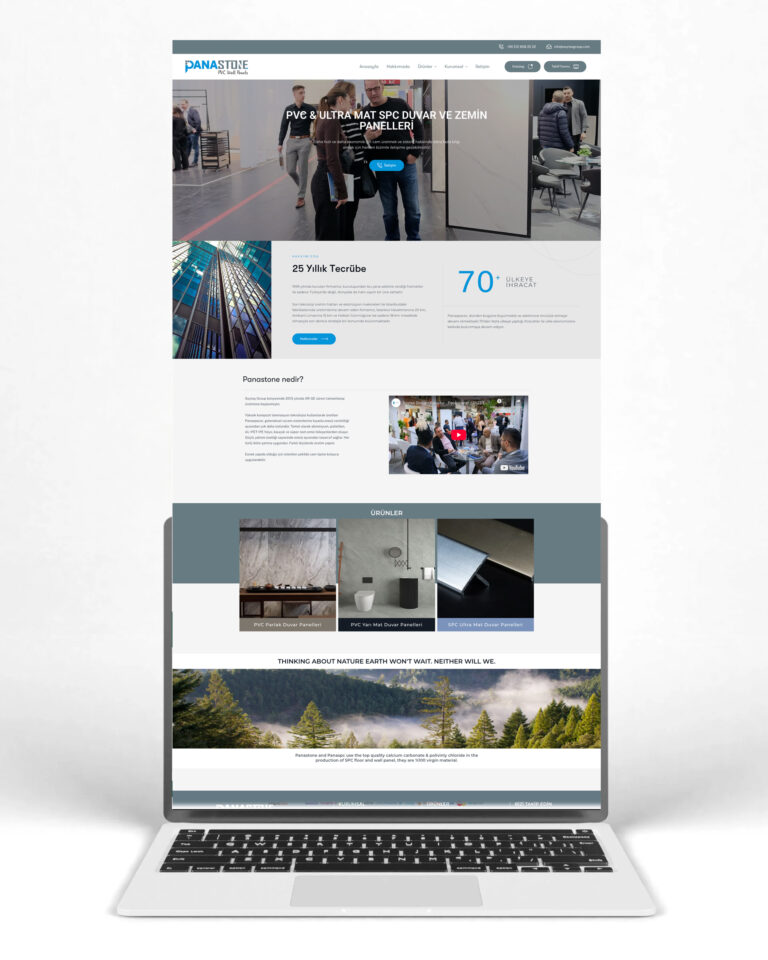 Panastone Website Tasarım