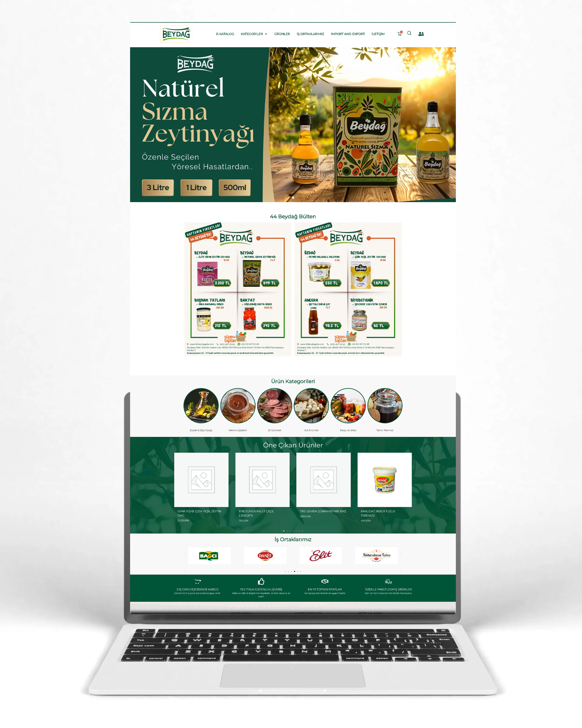 44Beydağ Gıda Website Tasarım